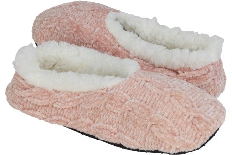 Buy Totes Berry Fairisle Ladies Fair Isle Chenille Slipper Socks from Next  USA